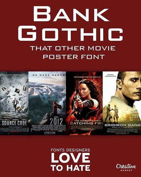 Bank Gothic Bank Gothic Font, Movie Poster Font, Typography Rules, Gothic Typography, Game Font, Gothic Font, Forums Design, Film Genres, Visual Aesthetics