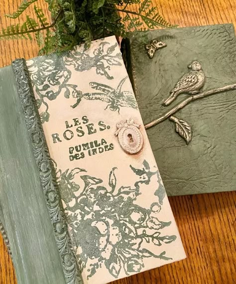 How To Turn Books Into Beautiful Art For Your Home | Hometalk Old Book Crafts, Metallic Gold Paint, Up Cycle, Book Cover Diy, Upcycle Books, Iron Orchid Designs, Art For Your Home, Painted Books, Book Projects