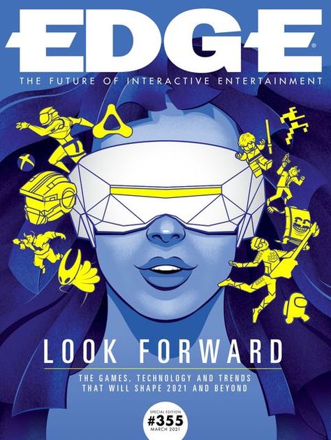 The games, technologies & trends that will shape 2021 and beyond | Discover the future of interactive entertainment with YumpuNews. Read EDGE and hundreds of magazines now 30 days for free! Technology Magazine Design, Future Magazine, Magazine Cover Page, Video Game Magazines, Magazine Cover Ideas, Gaming Magazines, Magazine Layout Inspiration, Videogame Art, Future Poster