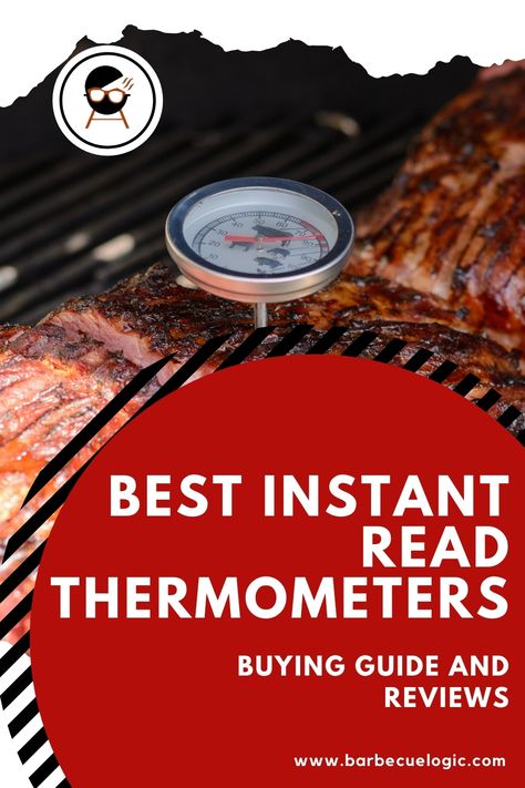 photo of a thermometer stuck in some meat on a grill. Oven Thermometer, Fire Pit Cooking, Digital Meat Thermometer, Instant Read Thermometer, Best Meat, Cooking Meat, Buying Guide, Outdoor Cooking, Grilling