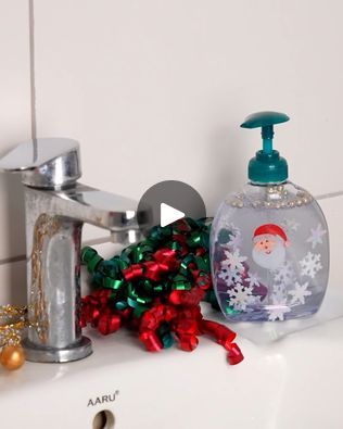 416K views · 1K reactions | Decorate your bathroom with a Christmas soap 🧴 by Entice Studio | Decorate your bathroom with a Christmas soap 🧴 | By Magic Hands Creations | Facebook School Gift Ideas, Christmas Soap, Magic Hands, Christmas At Home, Crafty Christmas, Holiday Party Ideas, School Gift, Studio Decor, 1m Views