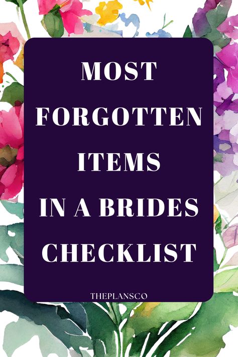 Your wedding day is a monumental occasion, and even the most organized brides may overlook these obvious essentials in the hustle and excitement of their big day. Bride Checklist, Bride Essentials, Wedding Day Essentials, Medicine Kit, Marriage License, Emergency Medicine, Bible Covers, The Hustle, Essential Items