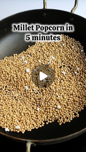 Puffed Millet Recipes, Millets Recipes Indian, Healthy Snacks Indian, Quick Indian Snacks, Jowar Recipes, Puffed Millet, Millets Recipes, Low Calorie Snack, Healthy Indian Snacks