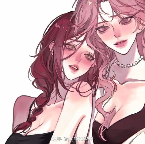 Lesbian Art, Girl Couple, Lgbt Art, Cute Profile Pictures, Anime Best Friends, Matching Profile Pictures, Matching Pfps, Anime Couples Drawings, Cartoon Art Styles