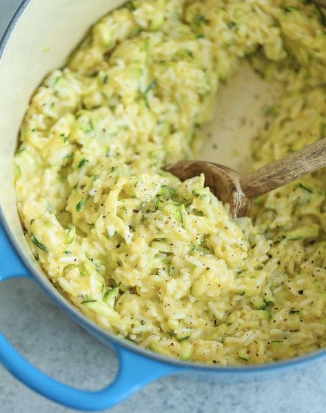 Christmas Side Dishes Ready in 30 Min or Less - PureWow Cheesy Zucchini Rice, 1500 Calorie Diet, Zucchini Bites, Zucchini Recipes Healthy, Easy Zucchini Recipes, Christmas Sides, Zucchini Recipe, Cheesy Zucchini, Healthy Zucchini