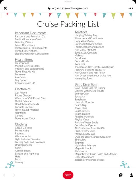 Cruise Kids Packing List, Cruise Necessities, 7 Day Caribbean Cruise Packing List, 7 Day Carribean Cruise Packing List, Cruise Checklist Carnival, Cruise Packing List, Checklist For Cruise, Cruise 101, Cruise Tips Royal Caribbean