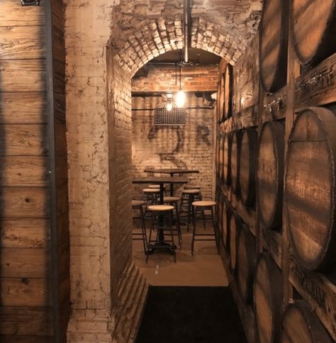 Nucky Thompson’s Moonshine Speakeasy Opens in Jersey City - Hoboken Girl Brick Speakeasy, Nucky Thompson, Dry Rub For Chicken, Light Brick, American Bars, Dinner Club, Family Style Dinner, Boardwalk Empire, Best Espresso