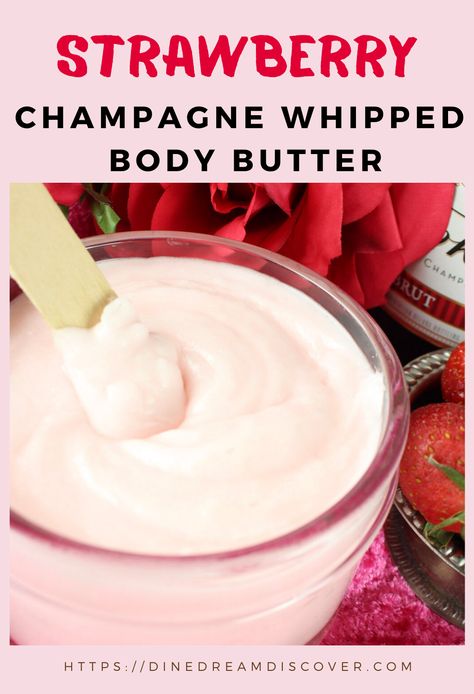 Letters are lovely, as is chocolate and flowers. How about something different like the Strawberry Champagne Whipped Body Butter.  #BodyButter #ValentinesDay #GiftIdeas #love #homemade #strawberries #champagne #DineDreamDiscover #JustPlumCrazy #FullTimeRV #TravelBlogger #LifeInTheRv #LifeThroughTheLense Body Butter Recipe Whipped, Coconut Oil Body Butter, Diy Body Butter Recipes, Valentines Recipes Desserts, Coconut Oil Body, Homemade Body Butter, Diy Body Butter, Body Butters Recipe, Low Carb Cheesecake