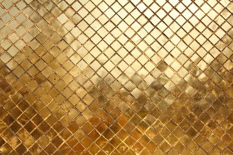 Mosaic made of gold tiles, background. Texture , #spon, #gold, #Mosaic, #tiles, #Texture, #background #ad Restaurant Flooring Design, Gold Mosaic Tile, Tiles Background, Gold Tiles, Glitter Tiles, Tile Splashback, Gold Tile, Gold Mosaic, Indoor Tile