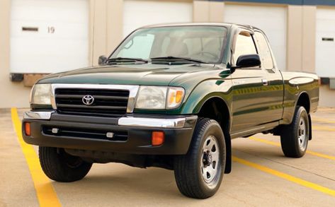 Another day, another old Toyota Tacoma on its way to a respectable sale price on eBay. This one has just 75,000 miles.  #Toyota 1999 Toyota Tacoma, Old Toyota, 1995 Toyota Tacoma, Extended Cab, Car Auctions, Barn Finds, Toyota Tacoma, Another Day, Sale Price