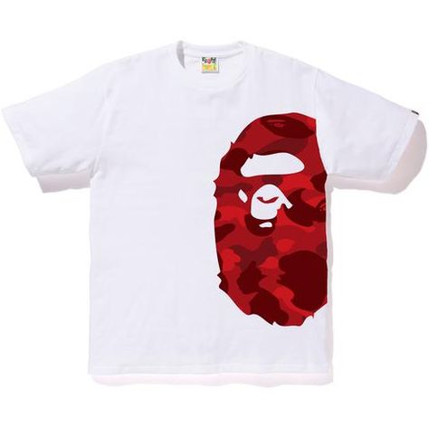 Bape Tshirt, Bape Tee, Bape Camo, Bape T Shirt, Bape Shirt, Apparel Design Inspiration, Dope Outfits For Guys, Diamond Supply, Red Tee