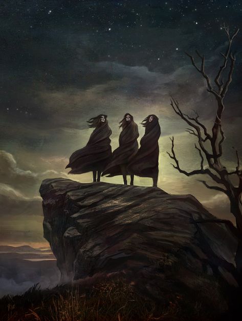 The Weird Sisters, 숲 사진, Weird Sisters, We Happy Few, Three Witches, 다크 판타지, World Of Darkness, Witch Art, Important People