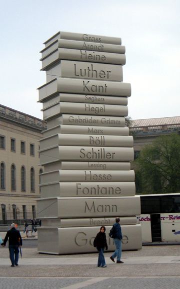 Stack of Books Bebelplatz Berlin, Book Burning, High School Literature, Positive Books, Teaching High School English, Atlas Obscura, Life Changing Books, Reading Strategies, Berlin Germany