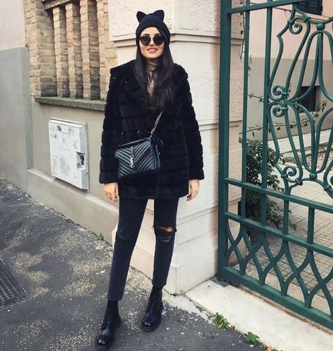 Trending: Saint Laurent Lou Lou Bag Ysl Black Bag Outfit, Saint Laurent College Bag Outfit, Ysl College Bag Medium Outfit, Ysl Loulou Bag Outfit, Ysl Bag Outfit Casual, Shopping Moodboard, Ysl College Bag Medium, Ysl College Bag, Ysl Bag Outfit