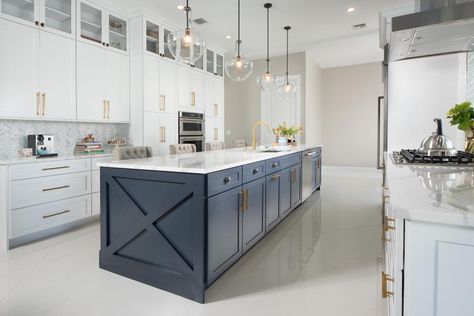 HGTV's Best Pictures of Kitchen Cabinet Color Ideas From Top Designers | HGTV Ceiling Light Kitchen, Industrial Ceiling Light, Styl Hampton, Chevron Tile, Industrial Ceiling, Primitive Kitchen, Light Kitchen, Kitchen Cabinet Colors, Kitchen Lighting Fixtures