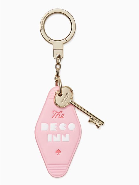 Hotel Keychain, Pink Keychain, Hotel Room Design, What In My Bag, Convertible Bags, Kate Spade Accessories, Creative Packaging Design, Aesthetic Stickers, Hotel Room