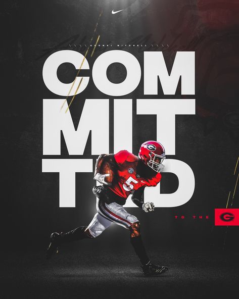 College Football Committed Graphics, College Commitment Graphics, Football Commit Graphics, Football Commitment Graphics, Sports Commitment Graphic, Football Recruiting Graphics, Committed Graphic Sports, Committed Graphic, Commitment Graphic