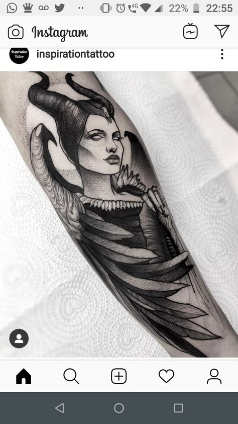 Maleficent Tattoo Ideas Wings, Maleficent Tattoos, Maleficent Tattoo Ideas, Wonderland Tattoo Sleeve, Alice In Wonderland Tattoo Sleeve, Maleficent Tattoo, Manga Princess, Alice In Wonderland Tattoo, Tattoo Black And Grey