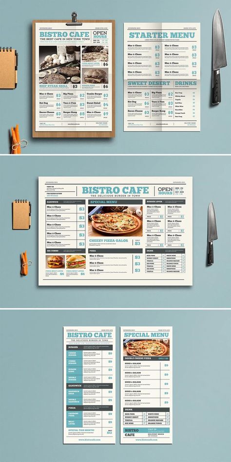 Newspaper Style Menu Template PSD, AI Opening Hours Sign, Starters Menu, Menu Sans Gluten, Newspaper Fashion, Desert Drinks, Food Menu Template, Retro Graphic Design, Rack Card, Newspaper Printing