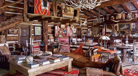 Mountain Cabin Decor, Colorado Ranch, Casa Country, Guest Cabin, New York Homes, Cabin Interiors, Cabin Living, Western Home, Ralph Lauren Style