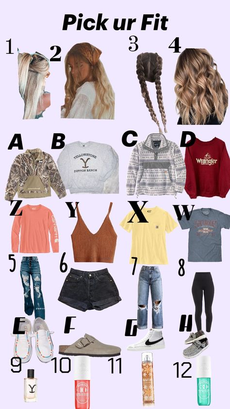 #Outfits #Pick your fit Pick Ur Fit, Pick My Outfit, Pick Clothes, Pick Your Outfit, Pick Outfits, Cute Lazy Day Outfits, Lazy Day Outfits, Cute Preppy Outfits, Your Outfit