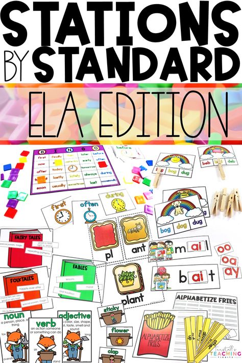 Ela Stations, Writing Traits, Teaching Board, Writing Mini Lessons, Center Rotations, Morning Tubs, Writing Station, Monthly Activities, Teaching Posters