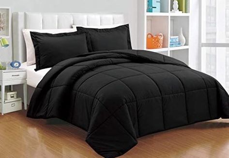 College Bed, Black Comforter, King Size Comforter Sets, Bed Comforter, King Size Comforters, Down Alternative Comforter, Bed Comforter Sets, Down Comforters, Comforter Bedding Sets