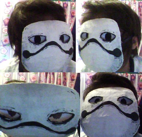 Zacharie (OFF) mask mini-tutorial (eyes always looks at you) Faceless Streamer Mask Ideas, Cosplay Mask Ideas, Scary Mask Ideas, Weirdcore Masks, Characters With Masks, Mask Ideas Art, Oc With Mask, Art Masks Ideas, Mask Drawing Reference