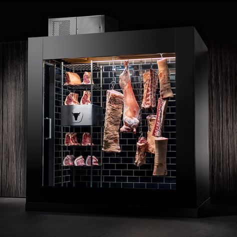 DRY AGER – Walk-in Chambers Dry Ager In Kitchen, Dry Ager Fridge, Walk In Fridge, Butcher Shop Ideas, Seafood Grill, Dry Aged Steak, Gastro Bar, Community Kitchen, Meat Restaurant