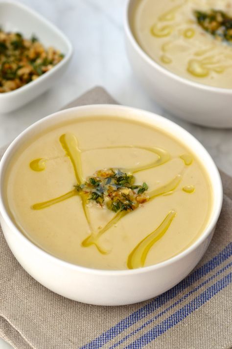 Apple & Celeriac Soup | Every Last Bite Celeriac Soup Recipes, Celeriac And Apple Soup, Meals That Freeze Well, Celeriac Recipes, Celeriac Soup, Soup Maker Recipes, Apple Soup, Celery Root, Soup Maker