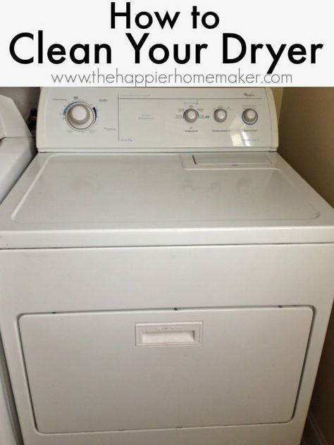 Learning how to clean a dryer is essential for everyone. Clean clothes dryers are more efficient, kinder on clothes, and most importantly safer! Clean Hacks, Homemade Toilet Cleaner, Hardwood Floor Cleaner, Cleaning Painted Walls, Glass Cooktop, Deep Cleaning Tips, Clean Dishwasher, Simple Life Hacks, Toilet Cleaning