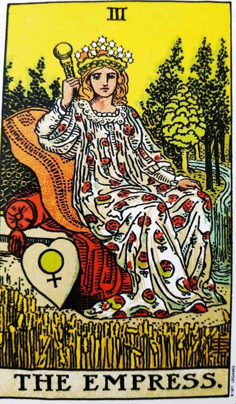 Empress Tarot Card, Empress Tarot, Vintage Tarot, Online Tarot, The Hierophant, Rider Waite Tarot, Tarot Major Arcana, Rider Waite, Tarot Card Meanings