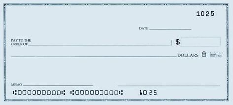 Blank Check Template, Cheque Template, Box Templates Printable Free, Blank Cheque, Check Template, Payroll Checks, Payroll Template, Printable Checks, Blank Check