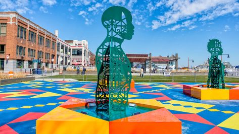 A New Public Art Installation in Alexandria Confronts the City’s Ties to the Slave Trade | Architectural Digest Public Art Installation, Potomac River, Church Windows, Lifestyle Art, Art Organization, Installation Design, Art Installation, Civil Engineering, Architectural Digest