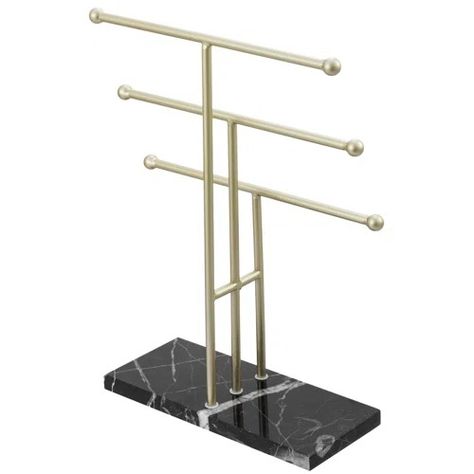 Mercer41 3-Tier Retail Glass Display Showcase Jewelry Stand | Wayfair Iron Door Design, Jewellery Stand, Display Showcase, Iron Door, Glass Display, Necklace Display, Iron Doors, Jewelry Stand, Jewellery Display