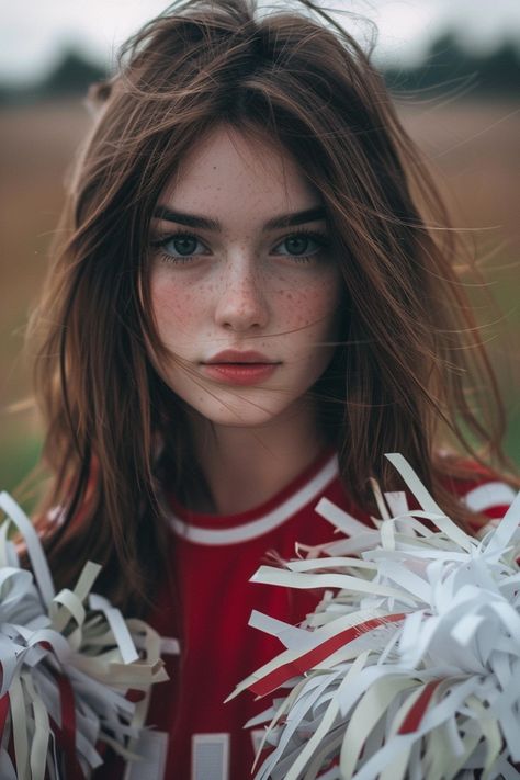 cheerleader girl Character Inspo Girl, Girl Smiling, Woman Warrior, Cheerleader Girl, Face Photography, American Beauty, 인물 사진, Beauty Face