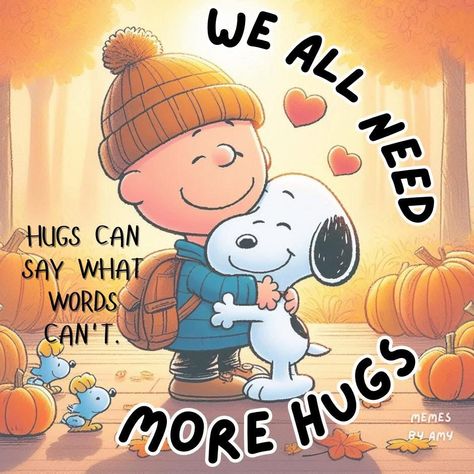 Snoopy Hugs And Prayers, Snoopy Christmas Quotes, Hug Emoticon, Snoopy Hugs, Snoopy Hug, Peanuts Quotes, Weekend Greetings, Good Night Prayer Quotes, Healing Hugs