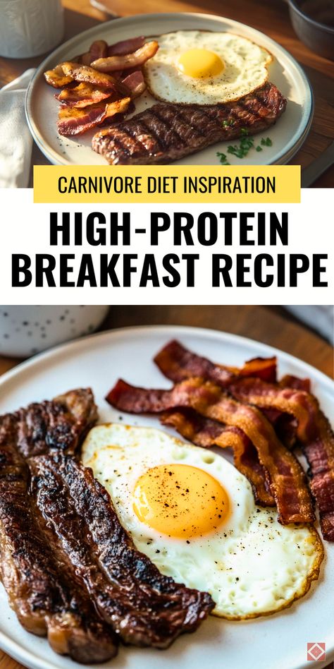 Transform your mornings with this carnivore’s breakfast of champions. It’s a protein-rich, energy-boosting recipe that’s perfect for low-carb diets. Save this pin to explore more ways to enjoy the carnivore lifestyle. Carnivore For Beginners, 30 Day Carnivore Challenge, Dirty Carnivore Diet Food List, Carnivore Diet Menu Plan, Keto Vs Carnivore, Carnivore Diet For Women, Carnavoir Diet Food List, Carnivore Diet Recipes Breakfast, Carnivore Diet Meal Ideas