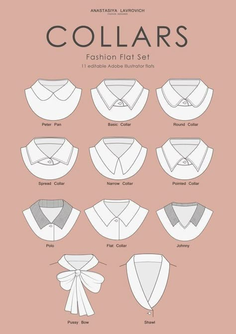 Collars Pattern, Fashion Terminology, Makeup Tip, Fashion Illustrations Techniques, Fashion Drawing Sketches, Fashion Drawing Tutorial, Fashion Terms, Dress Design Drawing, Fashion Design Patterns