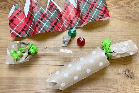 How To Make Your Own Christmas Cracker | Family Handyman Diy Party Crackers, Diy Christmas Crackers, Party Crackers, Christmas Cracker, Project Steps, Paper Crowns, Curling Ribbon, Family Handyman, Christmas Crackers