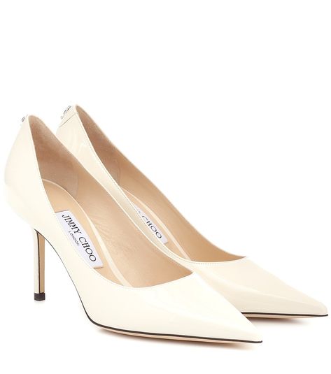 Jimmy Choo - Love 85 leather pumps - Presented in a muted cream colorway, the Love 85 pumps from Jimmy Choo will add versatility to your shoe edit. Crafted in Italy from smooth patent leather, the design features pointed toes, high-cut vamps, and 85mm stiletto heels. seen @ www.mytheresa.com Jimmy Choo Stilettos, Cream Pumps, Beautiful Wardrobe, Cream Heels, Jimmy Choo Pumps, Jimmy Choo Heels, White Pumps, Wedge Pumps, Women Boots