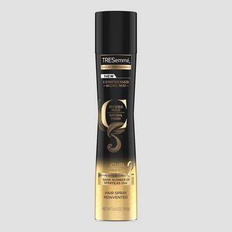 Tresemme Compressed Micro Mist Curl Hold Hair Spray Tresemme Hairspray, Best Hairspray, Target Hair Products, Hair Sprays, Drugstore Products, Curl Definition, Detangler Spray, Natural Movement, Pin Curls