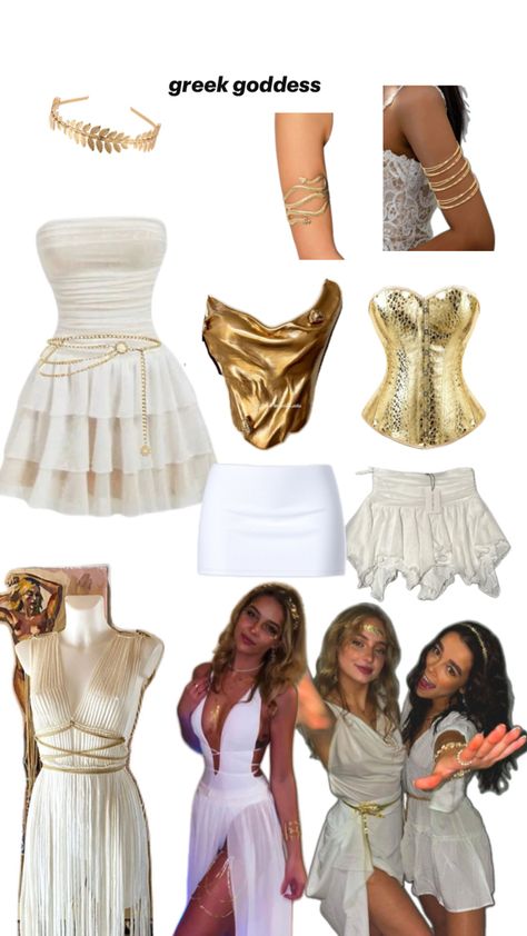 #halloween #costume #greekgoddess Greek Halloween Costumes, Greek Goddess Halloween Costume, Goddess Costume Halloween, Greek Goddess Halloween, Greek Goddess Costume Halloween, Long Satin Gloves, Goddess Halloween Costume, Goddess Halloween, Diy Group Halloween Costumes