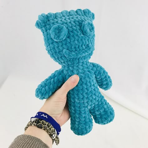 Big Crochet Plushies, Big Plushies, Kids Crochet Pattern, Crochet Plushies, Easy Crochet Animals, Kids Candy, Beginner Crochet Projects, Crochet Simple, Sour Candy