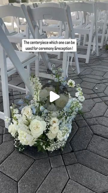 | FLORIST | NEW YORK on Instagram: "This is great ideas!" How To Make Aisle Flowers, Diy Aisle Flowers, Aisle Bouquets, Big Bouquet, Cascading Bouquet, Aisle Flowers, Bouquets Wedding, Great Ideas, Real Weddings