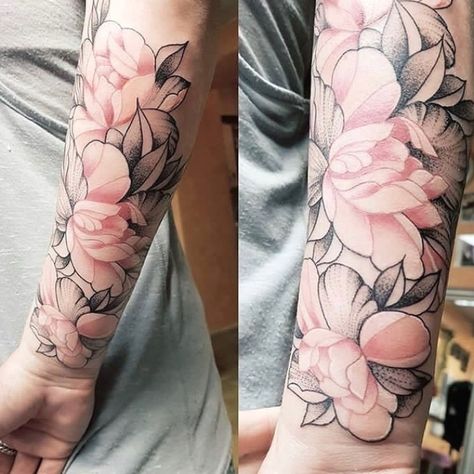 Blackwork Inspiration | Inkstinct #tattoosforwomen #rosetattoos #tattoos Petunia Flower Tattoo, Shade Tattoo, Half Sleeve Rose Tattoo, Feminine Shoulder Tattoos, Mother Nature Tattoos, Petunia Flower, Floral Thigh Tattoos, Henna Inspired Tattoos, Rose Tattoos For Women