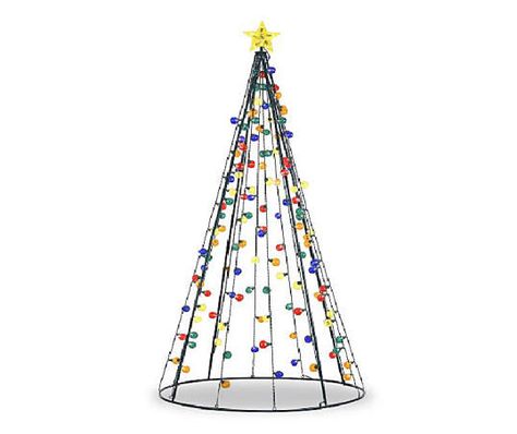 7' Multi-Color  LED Twinkle String Tree Light Up Art, Christmas Lawn Decorations, Natural Christmas Tree, Inexpensive Christmas, Glow Stars, Outdoor Christmas Tree, Outdoor Trees, Christmas Yard Decorations, Christmas Signs Wood