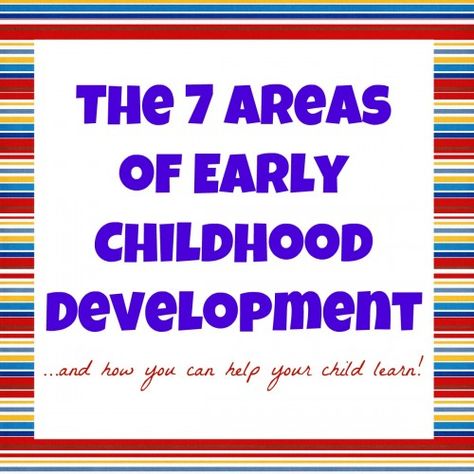 The 7 Areas of Early Childhood Development...and how you can help your child learn! Family And Consumer Science, Bear With Me, Early Childhood Development, Toddler Development, Childhood Development, Early Intervention, Reggio Emilia, Child Life, Early Education