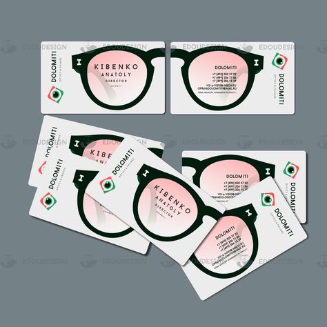 Optical Clinic, Eyewear Logo, Dog Design Art, Visit Card, Buisness Cards, Eyeglass Stores, Catalog Cover, Glasses Logo, Optical Shop