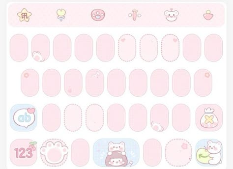 Keyboard Whatsapp, Kawaii Keyboard Wallpaper, Aesthetic Keyboard Theme, Keyboard Wallpaper Aesthetic Pink, Cute Keyboard Backgrounds, Sanrio Keyboard, Cute Wallpapers For Keyboard, Keyboard Photo, Cute Aesthetic Keyboard Wallpaper